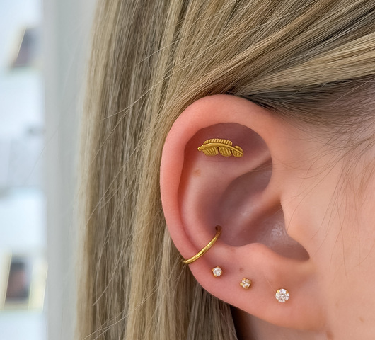 Toll Mintás Titán Talpas Piercing – 8 mm