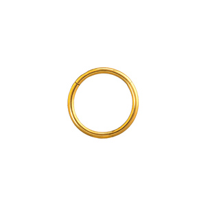 Arany színű végtelen karika piercing – 10 mm, orvosi acél