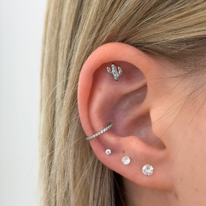 Kaktusz Titán Talpas Piercing – 8 mm