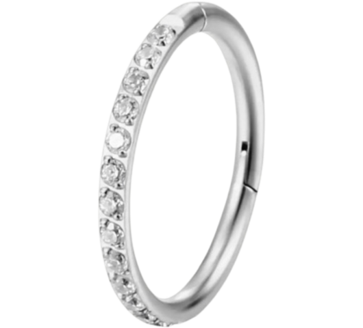 Titán piercing/ fülbevaló 8 mm