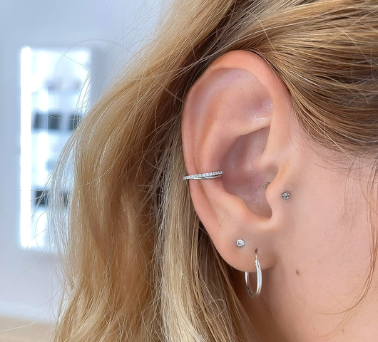 Orbital/conch piercing