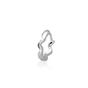 Ezüstből Készült Karika Fülbevaló/Piercing