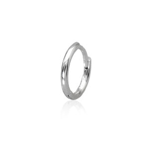 Minimalista ezüst karika piercing – 925 ezüst