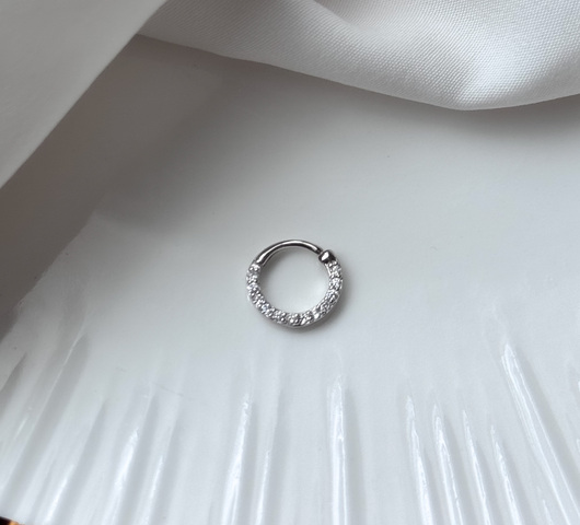 S925 Ezüst Migrén/Daith Piercing – 6 mm