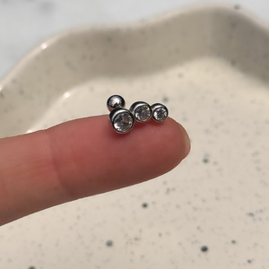 Ezüstből készült piercing