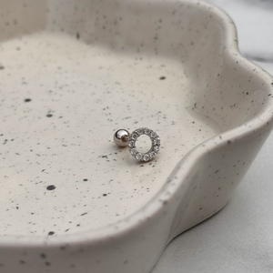 Ezüstből készült piercing