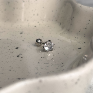 Ezüstből készült piercing