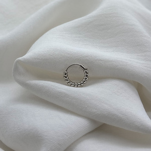 Ezüst karika piercing