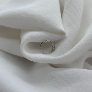 Ezüst karika piercing