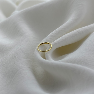 Ezüst karika piercing