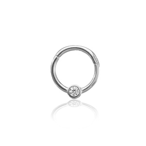 Arany karika piercing AK2