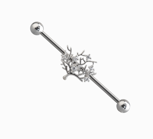 Industrial piercing fa mintával