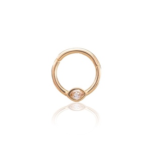 Arany karika piercing AK3