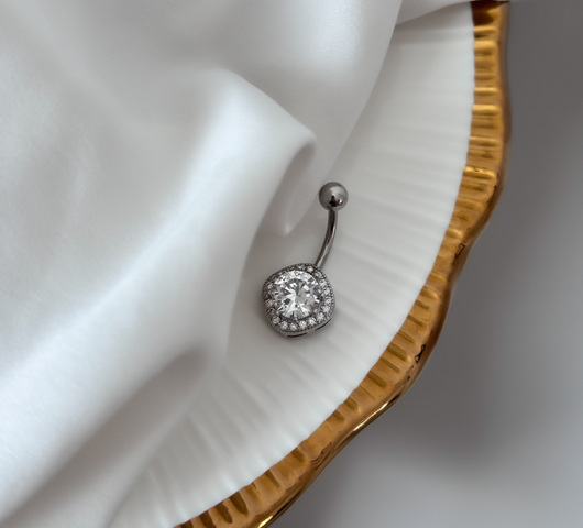 Köldök Piercing Orvosi Acélból OK011