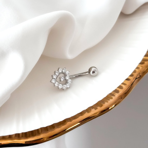 Köldök Piercing Orvosi Acélból OK012