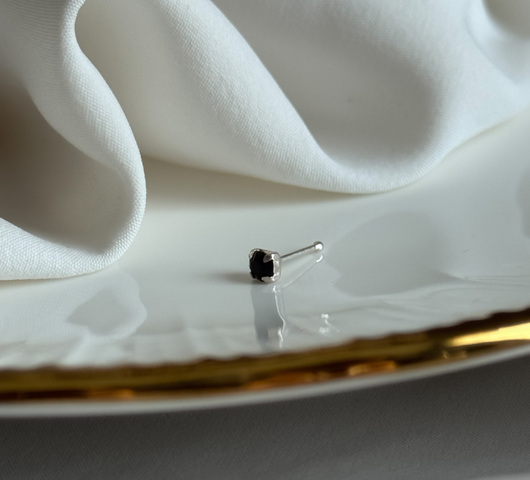 Ezüst orr piercing OP002