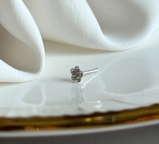 Ezüst orr piercing OP003