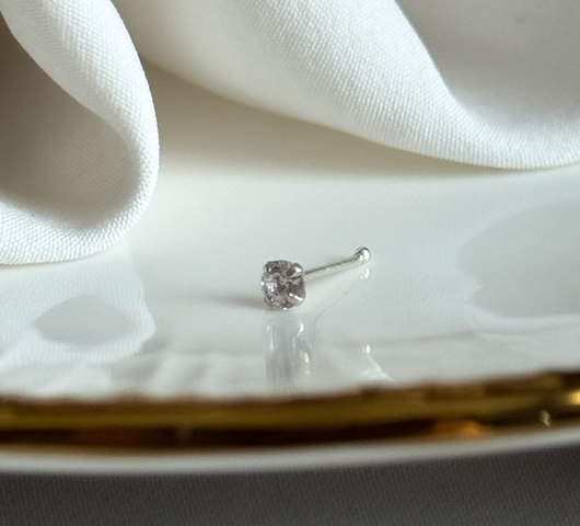 Ezüst orr piercing OP004