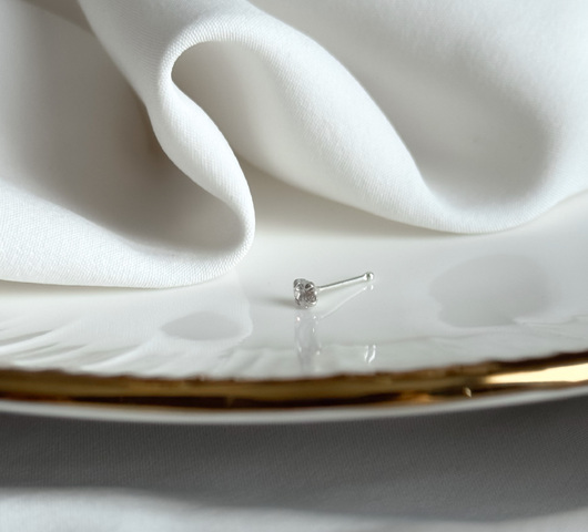 Ezüst orr piercing OP005