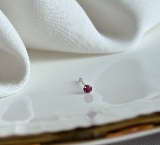 Ezüst orr piercing OP007