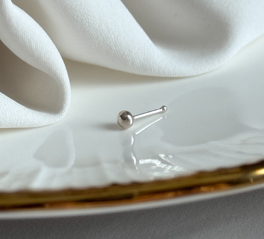 Ezüst orr piercing OP008