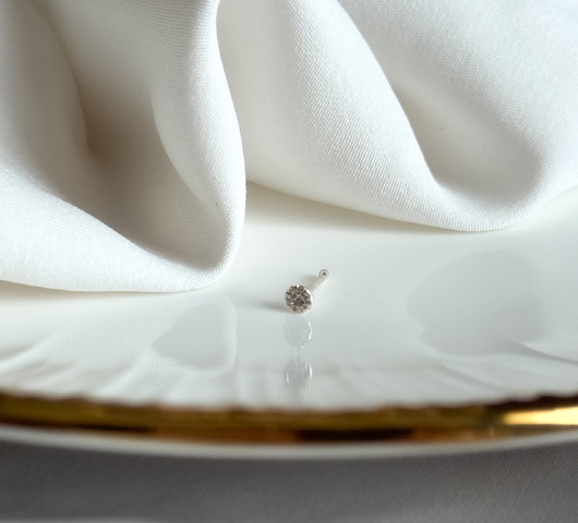 Ezüst orr piercing OP011