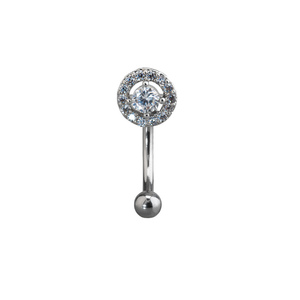 Banán piercing kör alakú mintával