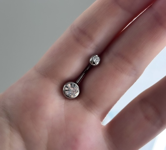 Köldök Piercing Orvosi Acélból OK016