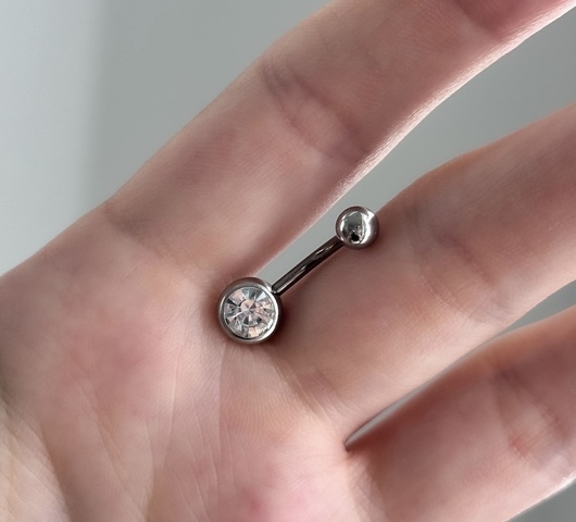 Köldök Piercing Orvosi Acélból OK017