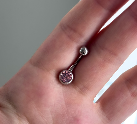 Köldök Piercing Orvosi Acélból OK018