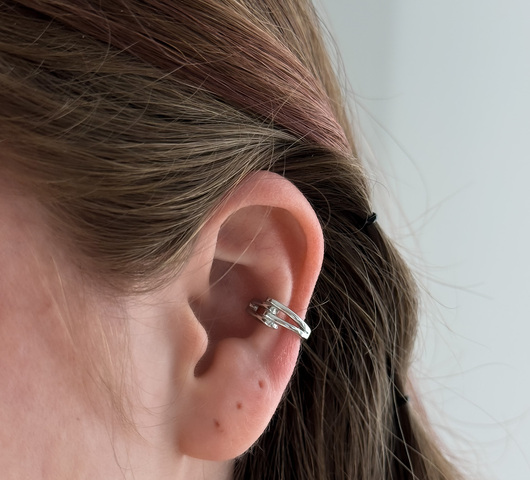 Duplasoros conch piercing – S925 ezüst
