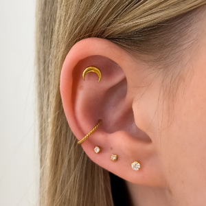 Hold Titán Talpas Piercing – 8 mm