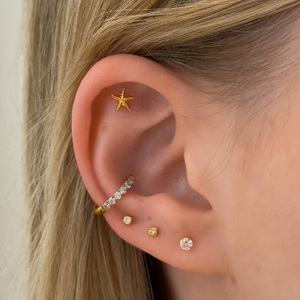 Tengeri Csillag Titán Talpas Piercing – 6 mm
