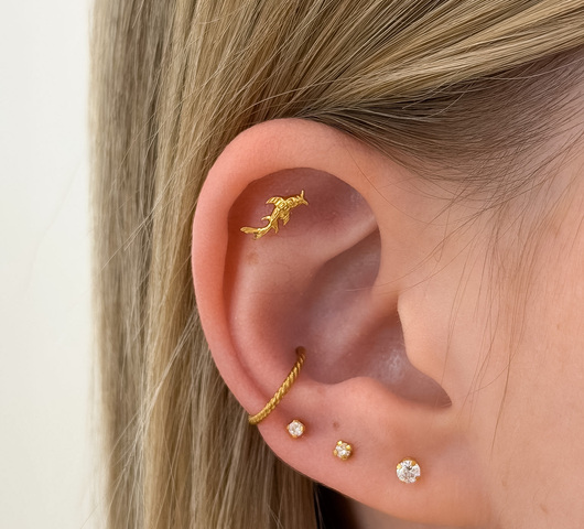 Hal Mintás Titán Talpas Piercing – 6 mm